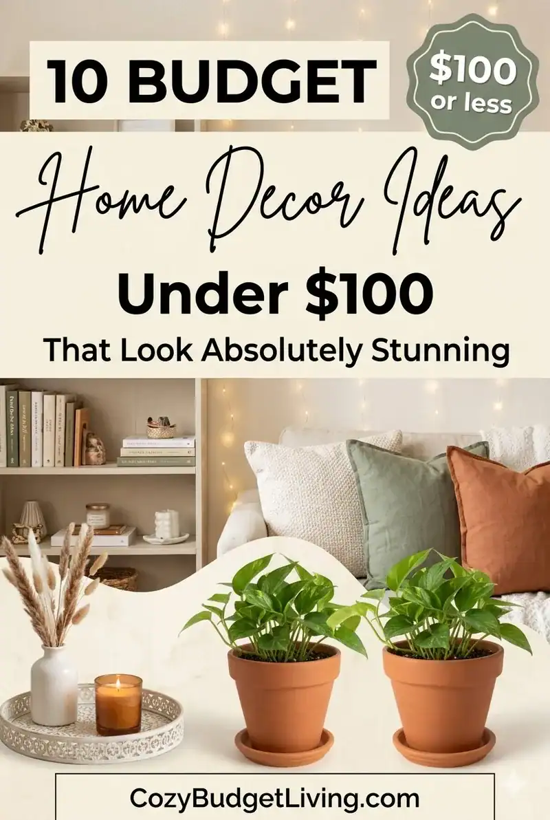 10 budget home decor ideas under $100 that look absolutely stunning - affordable home decorating tips for everyday Americans