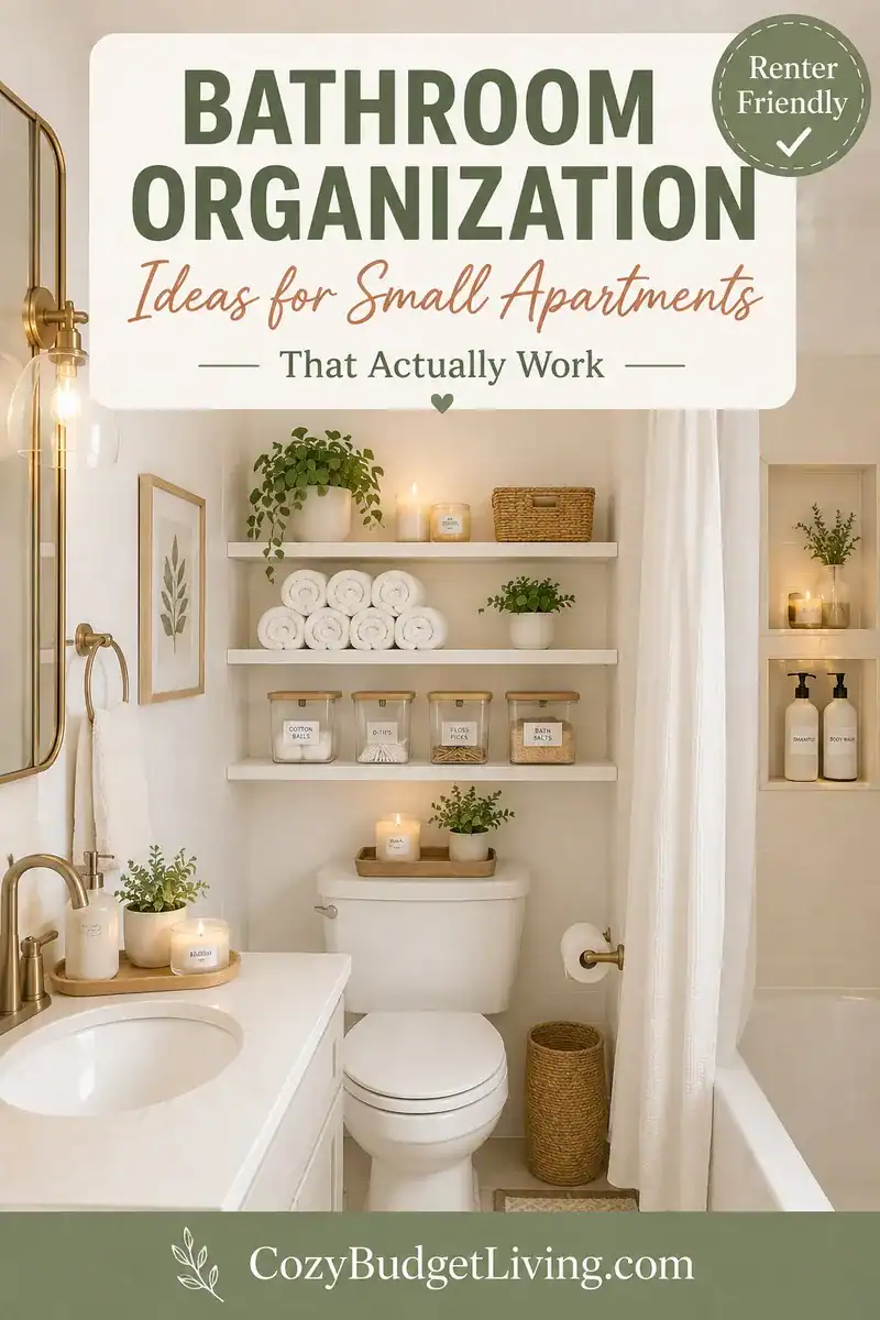 bathroom organization ideas for small apartments that actually work - affordable storage tips for everyday Americans
