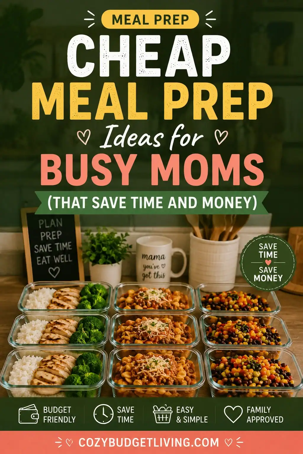 Cheap Meal Prep Ideas for Busy Moms (That Save Time and Money)