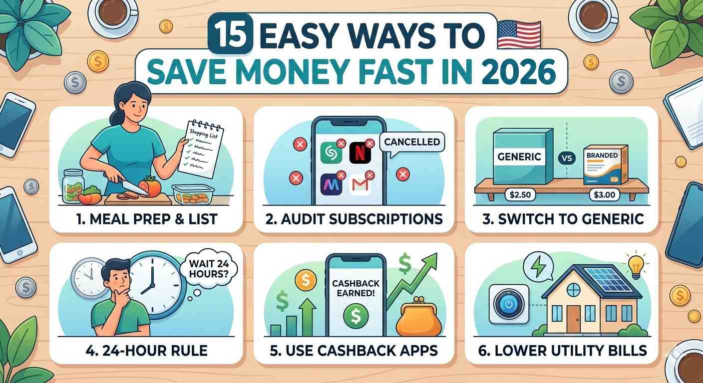 Ways to Save Money Fast