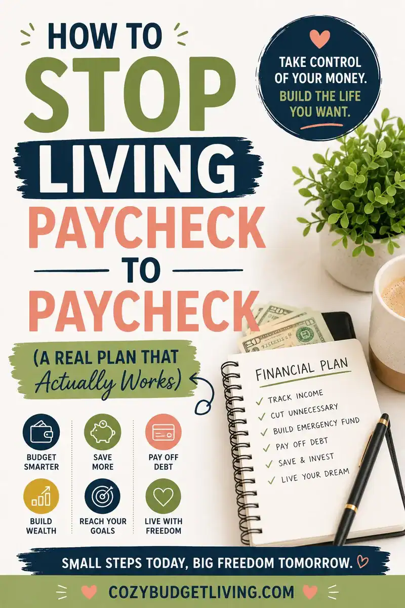 how to stop living paycheck to paycheck - a real financial plan that actually works for everyday Americans