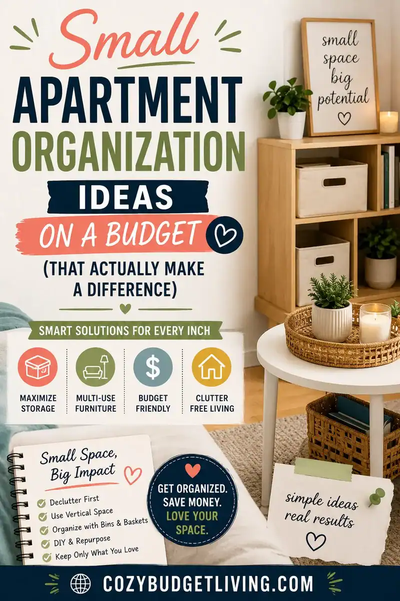 small apartment organization ideas on a budget - affordable storage solutions for small spaces